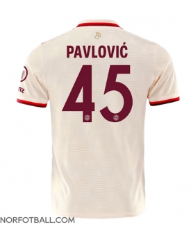 Billige Fotballdrakt Bayern Munich Aleksandar Pavlovic #45 Replika Tredjedrakt 2024-25 Kortermet